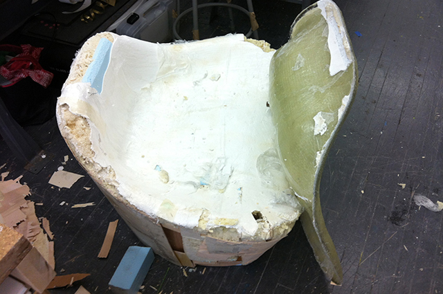 mold for seat